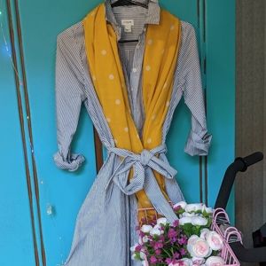 JCrew, Size 0, Blue and white dress